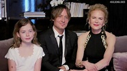 Nicole Kidman muestra por primera vez a sus hijas Sunday y Faith