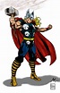 10+ Thor Superhero Dibujo
