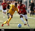 Manchester United's Joshua Bohui and BSC Young Boys Benjamin Kabeya ...