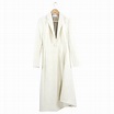 The Row Ivory Long Asymmetrical Fabrice Coat - 2/4 – I MISS YOU VINTAGE