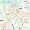 Chertsey Vector Street Map