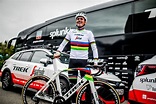 Mads Pedersen unveils rainbow jersey and bike at first race since ...