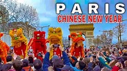 Paris France LIVE CHINESE NEW YEAR'S PARADE - LUNAR IN THE CHAMPS ...