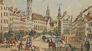 Wie Künstler München im 19. Jahrhundert dargestellt haben ...