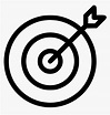Target Svg Aim Transparent Goals Icon Png- - Goal Icon Png, Png ...
