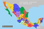 Estados Y Capitales De México (Listado Y Mapas) - Proyecto Viajero