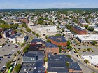 Lynn Historic City Center Aerial View, MA, USA Stock Photo - Image of ...
