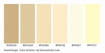Pastel Beige & Cream Color Scheme » Cream » SchemeColor.com