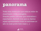 Panorama - Dicionário Online de Português