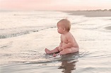 9 month old baby beach photos | Kiawah Island Photographer