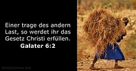 Galater 6:2 - Bibelvers - DailyVerses.net