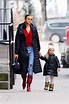 Russian model Irina Shayk and daughter Lea look festive in matching ...