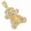 Buy Charles Raymond Iced Out Monkey Pendant on Tennis Chain for Men or ...