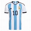 Messi #10 Argentina Jersey 2022 Home Adidas World Cup | Elmont Youth Soccer