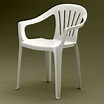 3d model realistic monobloc chair