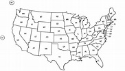 United States Map Black And White Printable - Tourist Map Of English