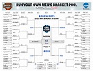 Printable Men's NCAA Tournament Bracket - Print Your 2024 March Madness ...