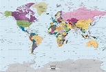 World Map High Resolution - Wayne Baisey