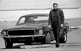 Steve McQueen and his Mustang in Bullitt (1968) : r/OldSchoolCool