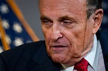 Rudy Giuliani has hair dye streak down face in sweaty press conference ...