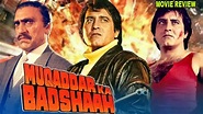 Muqaddar Ka Badshaah 1990 Hindi Movie Review | Vinod Khanna | Shabana ...