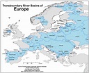 Map Of Europe With Rivers - World Map