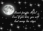 "Reach for the Moon- Card" by ArkansasLisa | Redbubble