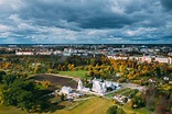 Mahiliou, Belarus. Mogilev Cityscape with Famous Landmark St. Nicholas ...