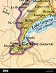 Mapa De La Ciudad De Ginebra Fotos e Imágenes de stock - Alamy