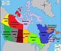 Carte Des Provinces Du Canada | imvt