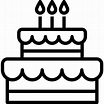 Collection of Cakes PNG Black And White. | PlusPNG
