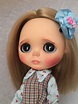 Custom Blythe doll. OOAK Blythe doll. Natural hair reroot. | Etsy in ...