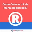 Como Colocar o R / ® de Marca Registrada?