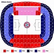 Allianz arena sulla mappa - Mappa dell'allianz arena (Baviera - Germania)