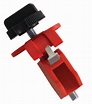 Brady™ Circuit Breaker Lockouts Red and Black Lockout Tagout Locks ...