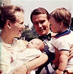 Princess Margrethe of Denmark and Prins Henrik with their two sons ...