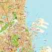 Stadtplan Kopenhagen, Dänemark. Karte und Routenplaner von hot-maps.