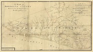 Condado de Monmouth Nueva Jersey 1781 Mapa antiguo - Etsy España