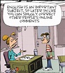 Mystery Fanfare: Cartoon of the Day: Importance of Studying English