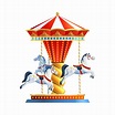 Realistic Carousel Isolated 468576 Vector Art at Vecteezy