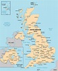 Map of United Kingdom (UK) cities: major cities and capital of United ...