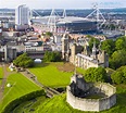 Aerial Filming in Cardiff Castle - Aerial Photography Wales - Aerial ...