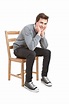 Royalty Free Man Sitting In Chair Pictures, Images and Stock Photos ...