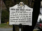 Grave of General Perry Benson (1757-1827) - Maryland Historical Markers ...