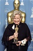 Ann Roth holding the Academy Award for Costume Design she received for ...