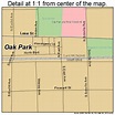 Oak Park Illinois Street Map 1754885