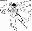 Dibujos Sin Colorear: Dibujos de Superman para Colorear