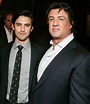 Sylvester Stallone and his son,