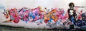 Roc Starz by Angel and Shoe in Amsterdam 1986. | Graffiti art, Graffiti ...