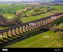 Ouse Valley Viaduct, Sussex, UK Aerial view Stock Photo - Alamy